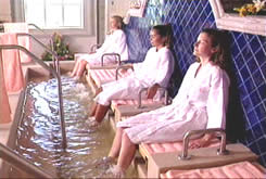 Unique, relaxing hydro spa treatment
