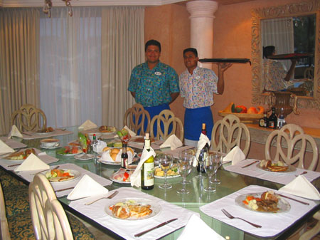 The 24 hour roomservice is on standby for you!